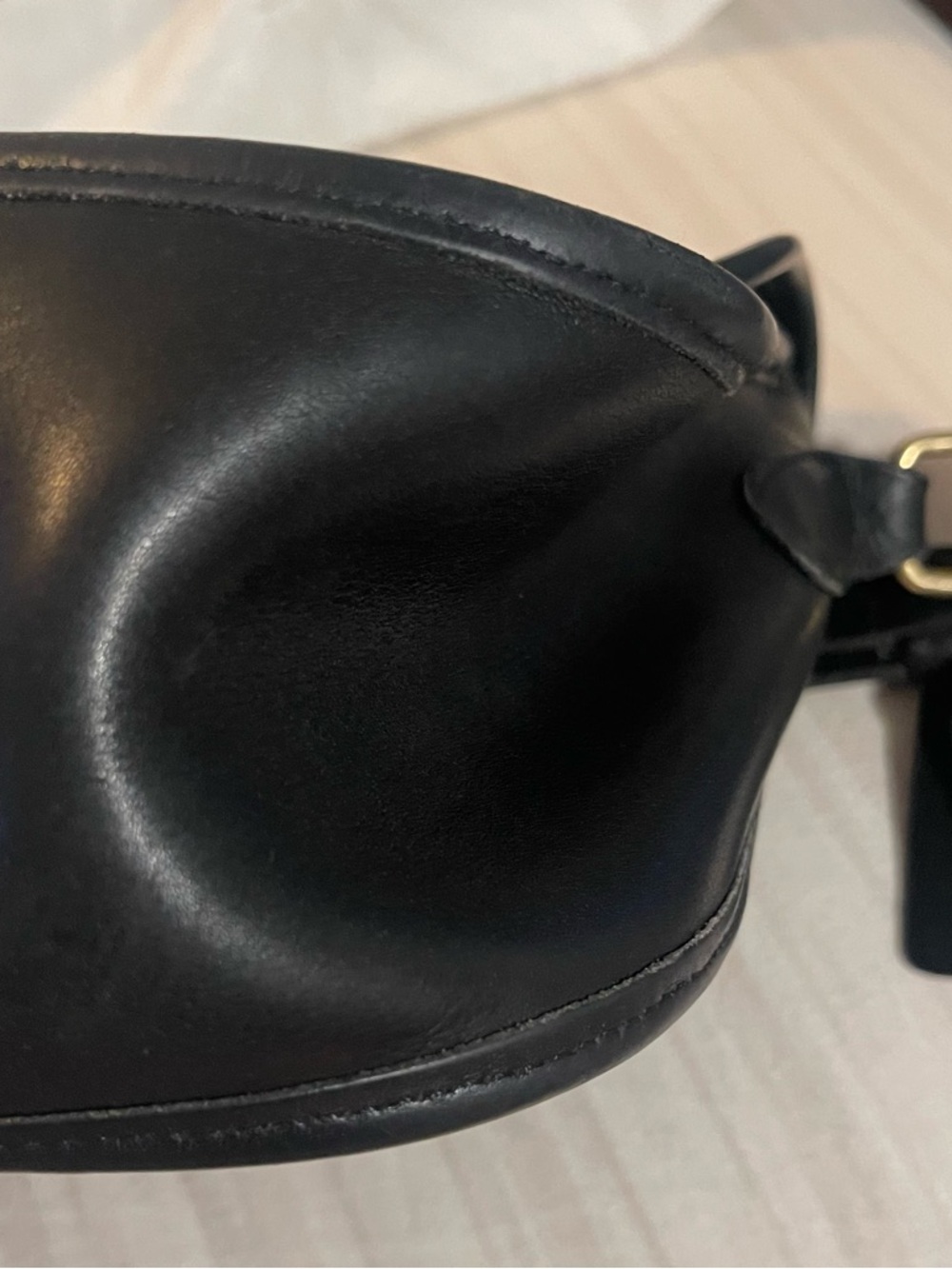 Vintage Coach Black Leather City Bag No G9N-9790 - Picture 4 of 9
